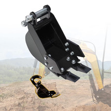 DANWIWEE Mini Bagger Baggerlöffel 200mm, Spannweite 90mm, Durchmesser 25mm