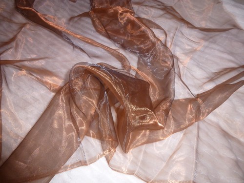Stoff stoffrest organza 138 - 138, x