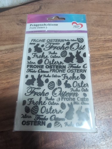 Prägeschablone frohe ostern - prägeschablone, 2