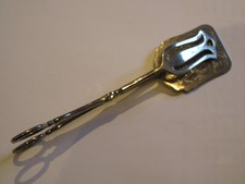 Gebäckzange Silverplate Zinc