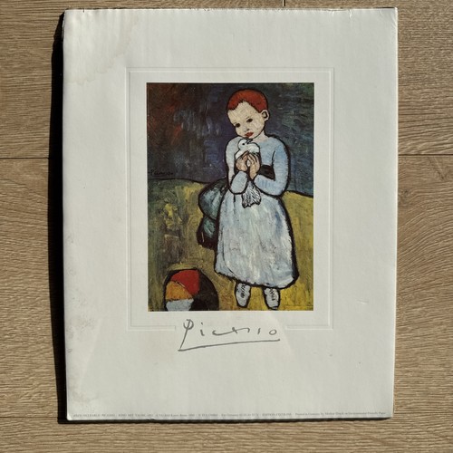 Picasso kunstdruck kind mit - picasso,