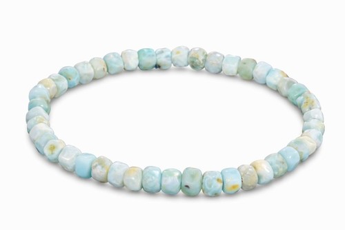 Larimar würfel facettiert - ,