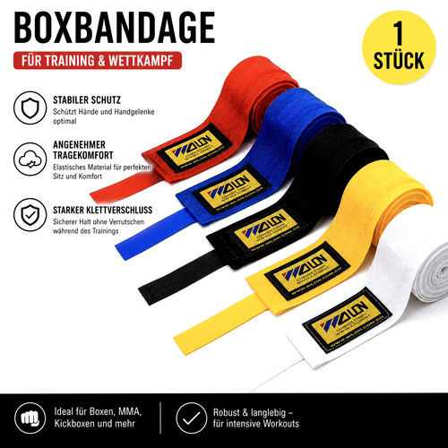 Boxbandagen 2er set baumwolle - set,