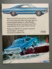 Ford Galaxie 500 Fastback Oldtimer 1967 Vintage Ad Werbung Reklame
