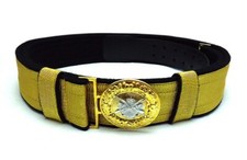 Feldbinde gold Tresse auf