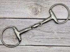 Felix Bühler Olivenkopfgebiss "Titanium Line", doppelt gebrochen, Titan, 13,5 cm