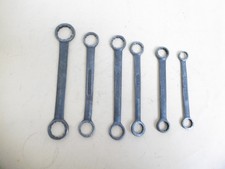 Alte  antike Doppelringschlüssel  6 Stück 28-13er  CHROM VANADIUM Oldtimer