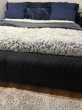 Polsterbett 180x200cm Doppelbett inkl. Lattenrost und Matratze