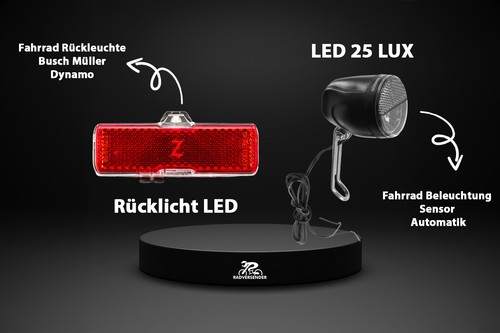Fahrrad beleuchtungs licht set - fahrrad,