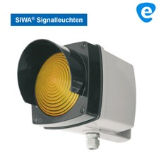 SIWA Signalleuchte Ampel gelb Blinkleuchte Verkehrsampel für Garagen Tor Antrieb