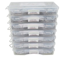 Sortiment/Set Edelstahl Spanplatten Schrauben VA A2 V2A Torx Holzschrauben +Bits