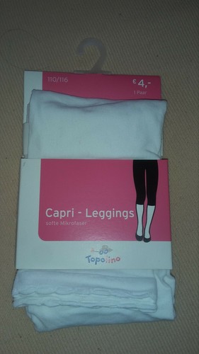 Topolino capri leggings weiß - capri,