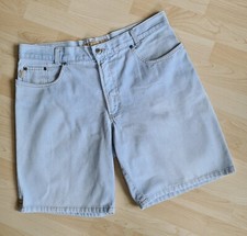 PIONIER SPORTIVE Jeans SHORTS Gr 56 L inch 34 Ice Blue VINTAGE 90er blau WIE NEU