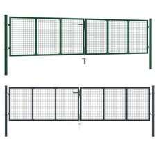 Metall Gartentor Mesh