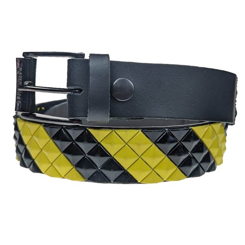 Herren nieten gelb diagonale - herren,