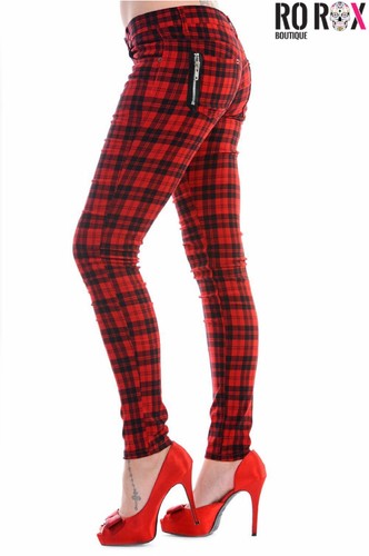 Karierte punk skinny - punk,