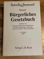 Palandt BGB : Band 7 -- Bürgerliches Gesetzbuch 67.Auflage 2008
