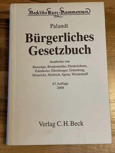 Palandt bgb band - palandt,