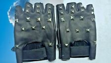 Für Harley Chopper Biker Fahrrad Sommer Leder Handschuhe Halbfinger mit netten