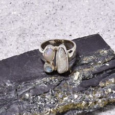 Biwa Perlen Ring, 925er