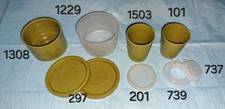 original Tupperware | Set in olive | 8 bzw. 9 Teile | alles in einer Auktion!