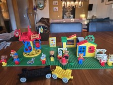 Lego Fabuland Vintage Karussel,  versch. Figuren, 3-7J. 1979-89   TOP-ZUSTAND !!