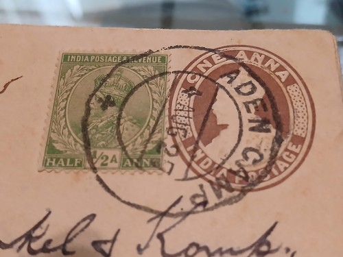 Antike indien briefmarke - antike,