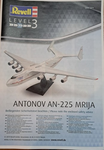 Revell antonov 225 mrija - revell, an-225"mrija"