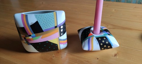 Kissenvase und kerzenhalter - und,