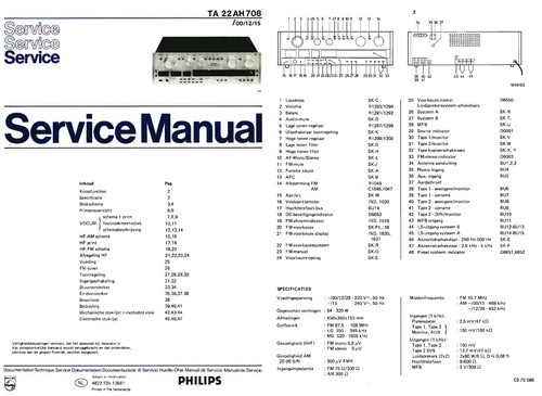 Service manual anleitung - service, für