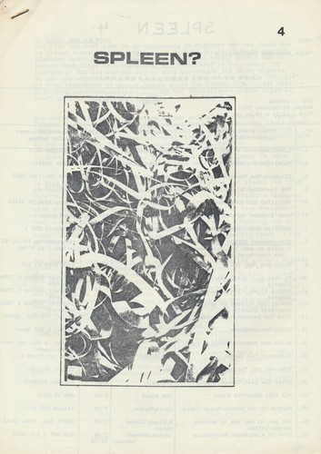 Spleen october 24 1982 - spleen,