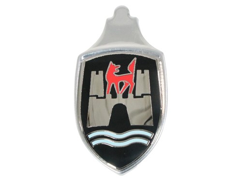 Teiliges haubenemblem - 2-teiliges,