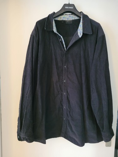 Cord hemd 3xl schwarz - cord,