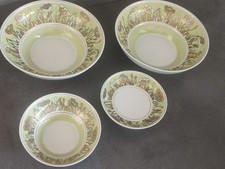 4 Stck. Hutschenreuther Schalen Decor Blumen