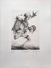 GERTRUDE DEGENHARDT - Sommer (p.p.). Handsignierte und nummerierte Radierung.