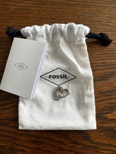 FOSSIL Anhänger 925er Sterling Silber Silver Pendant Herz Heart mit CZ