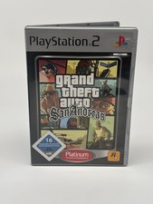 PS2 Sony Playstation 2 - GTA Grand Theft Auto  San Andreas Platinum - CIB/PAL
