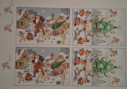 Antiker engel adventskalender - antiker, engel-adventskalender