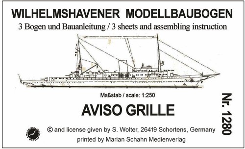 Möwe modell 1280 staatsyacht - 1280, "staatsyacht