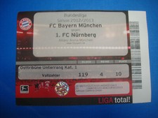 12/13 Ticket FC Bayern