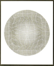 Ludwig Wilding  ZINKOGRAPHIE  1965 mit rückseitigem Text