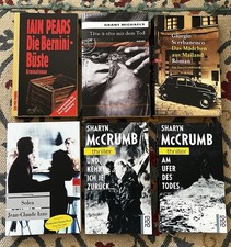 6x Krimi Thriller Bücher Set Pears, Izzo, McCrumb, Michaels, Scerbanenco