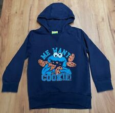 Sesamstrasse Kinder Hoody, Jungen, Größe 122, Dunkelblau, Keksmonster