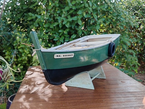 Seltenes holzmodell angelboot - seltenes,