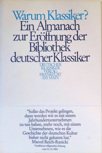 Warum klassiker ein - warum, klassiker?