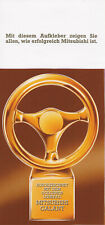 AUFKLEBER Mitsubishi Galant goldenes Lenkrad