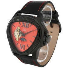 Leno Leontis Herrenuhr Metall offene Unruh Handaufzug Ä373