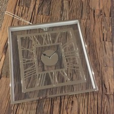 Wanduhr quadratisch Uhr Shabby