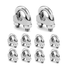 10x Edelstahl V2A Seilklemme