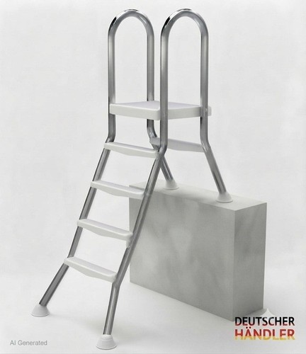 Edelstahl poolleiter easy - edelstahl,